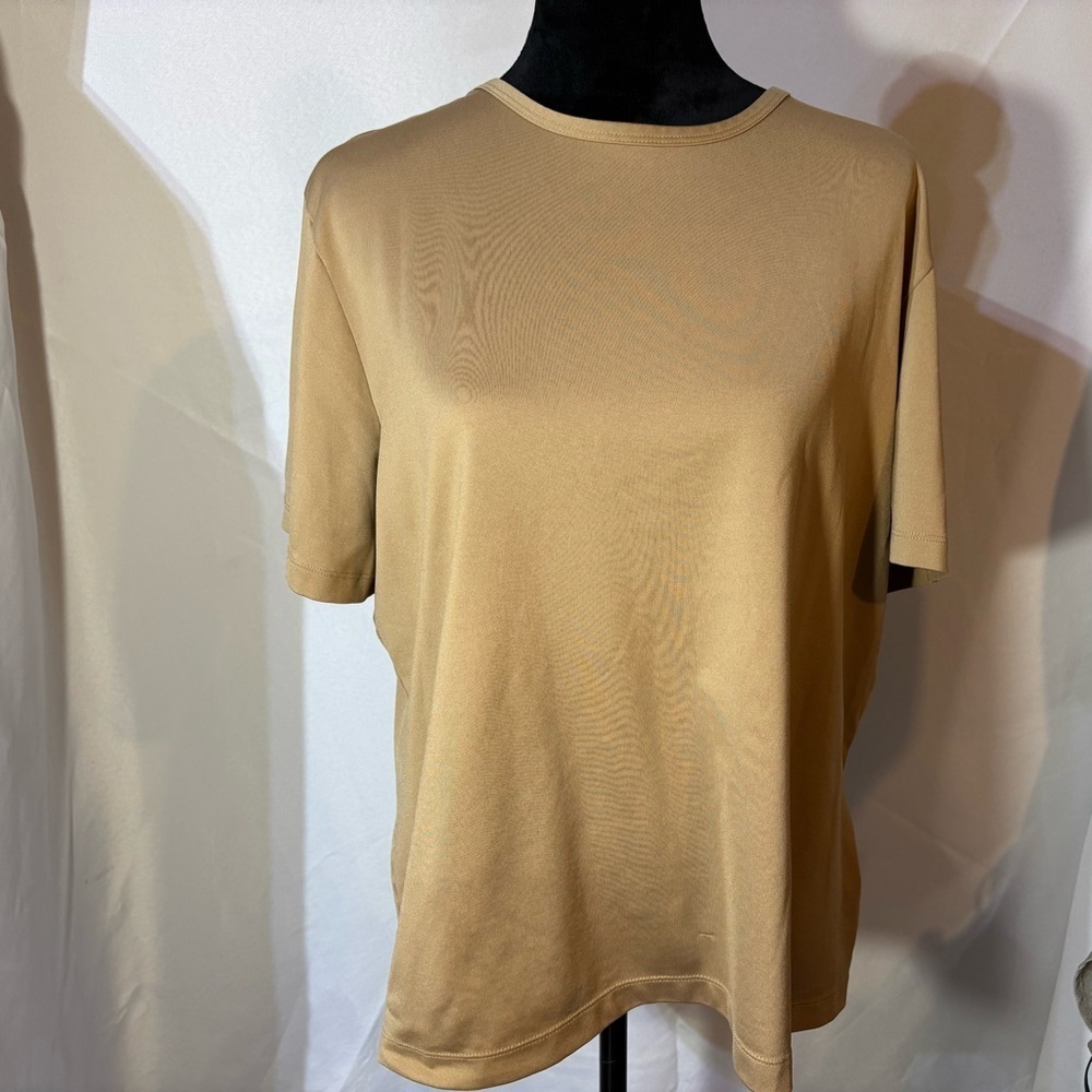 Susan Graver Women’s Crew Neck Short Sleeve Shirt Size XL